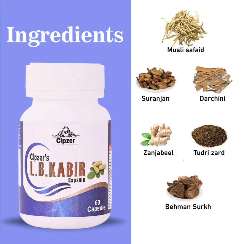 Cipzer L.B.Kabir Capsule - 60 Capsules
