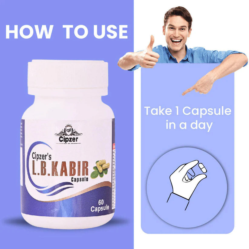 Cipzer L.B.Kabir Capsule - 60 Capsules