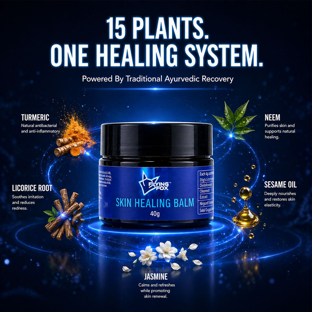 Flying Fox Skin Healing Balm - Intensive Repair for Dry, Cracked Skin (40g)