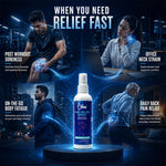 Flying Fox Pain Relief Spray - Fast Acting Muscle & Joint Recovery (80ml)