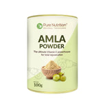 Pure Nutrition Natural Amla Powder – Indian Gooseberry Powder for Hair, Skin & Wellness Care – 100g