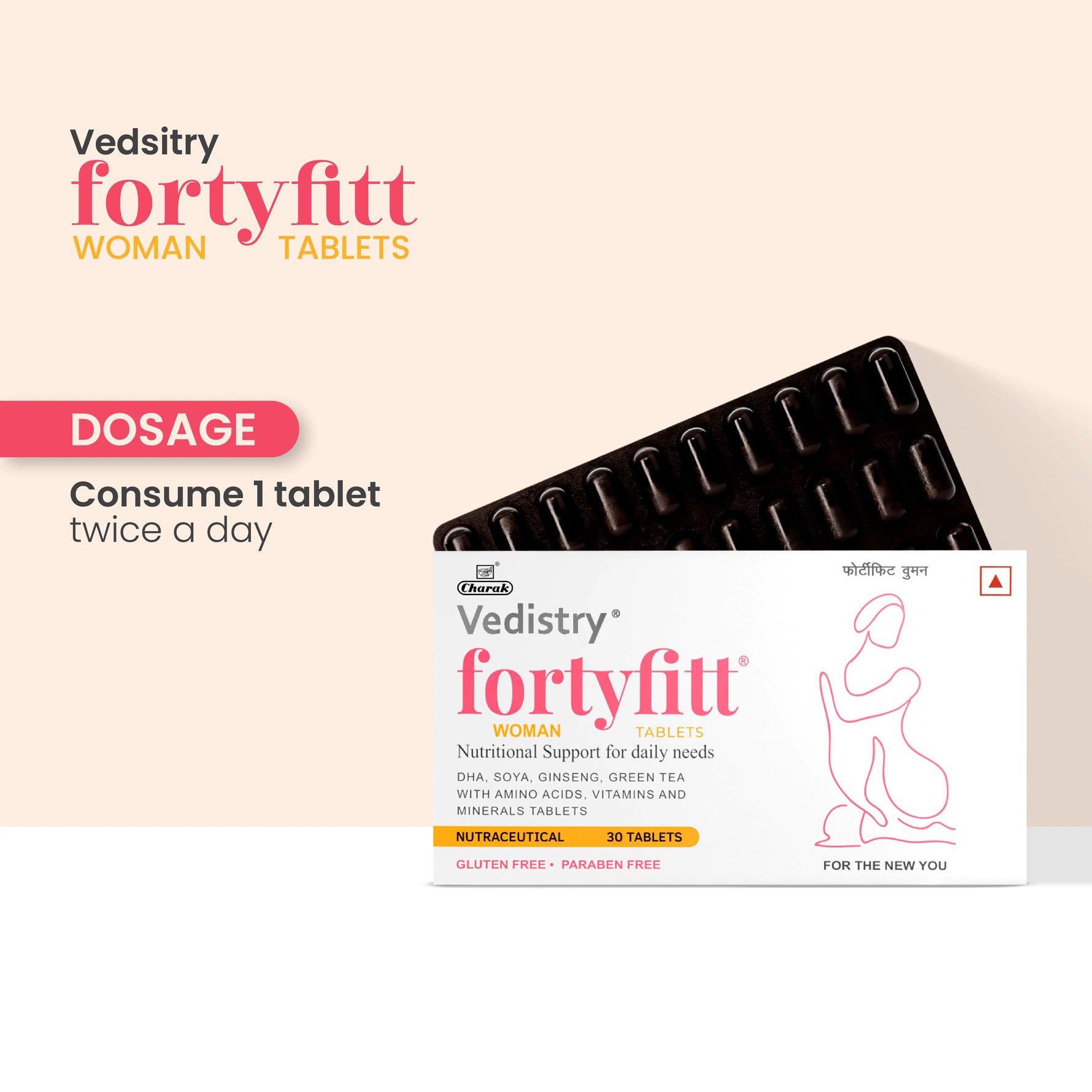 Vedistry Fortyfitt Woman Tablets - 30 Tablets