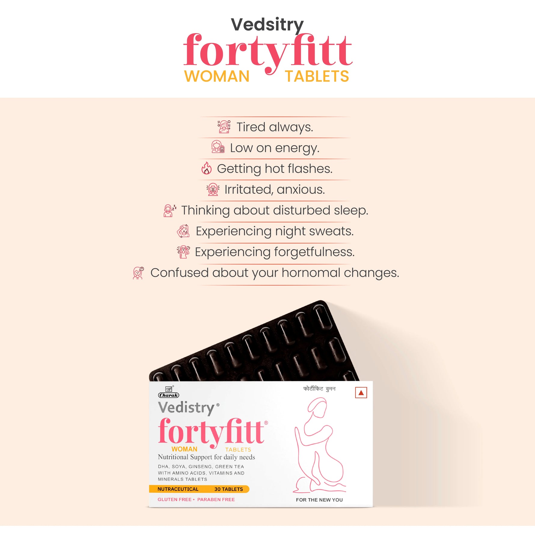 Vedistry Fortyfitt Woman Tablets - 30 Tablets