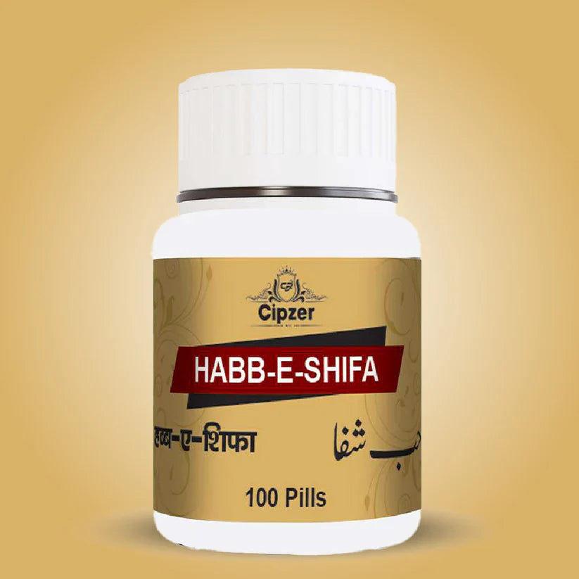 Cipzer Habb-E-Shifa Pill - 100 Pills | Unani Immunity & Vitality Booster for Overall Health & Wellness