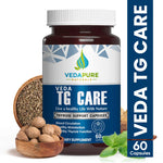 Vedapure Naturals TG Care Capsules - Daily Metabolic & Hormonal Support (60 Count)