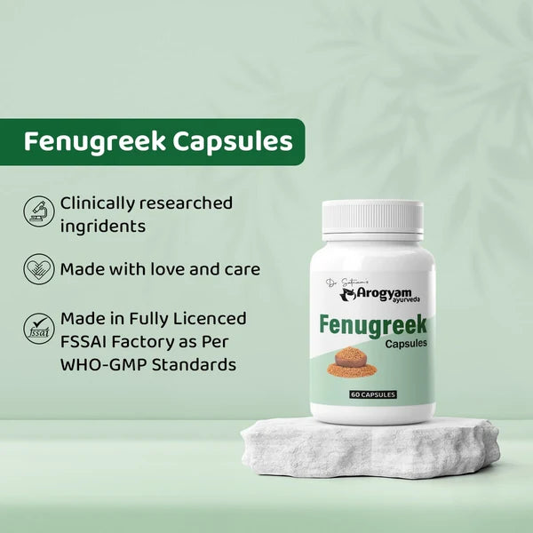 Dr. Satnam's Arogyam Ayurveda Fenugreek 500mg Capsule (30 Each)