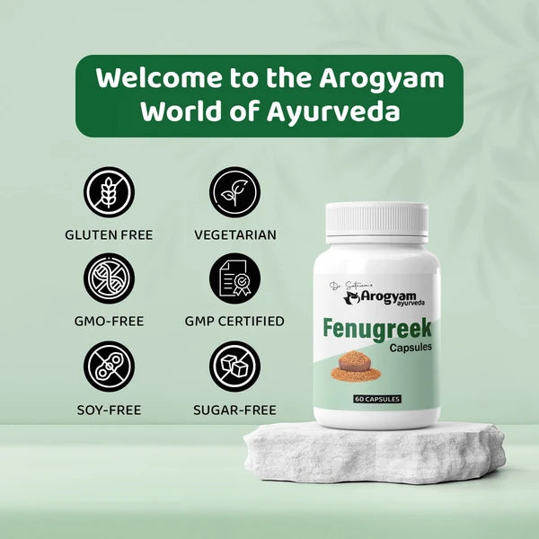 Dr. Satnam's Arogyam Ayurveda Fenugreek 500mg Capsule (30 Each)