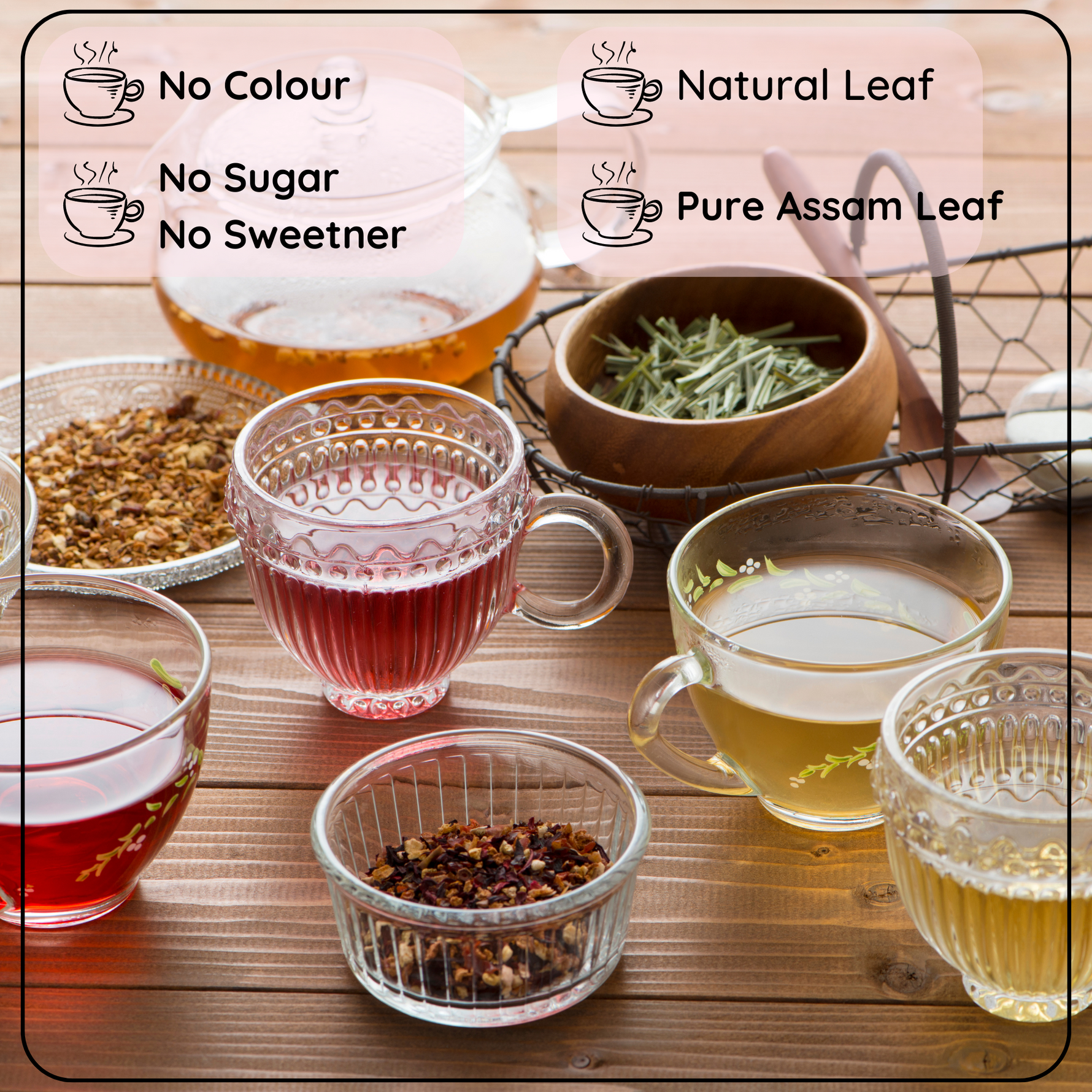 Radhikas Fine Teas Festive Herbal Collection – Sage, Oregano, Rosemary, Turmeric Tulsi & Ginger Chai - 50gm