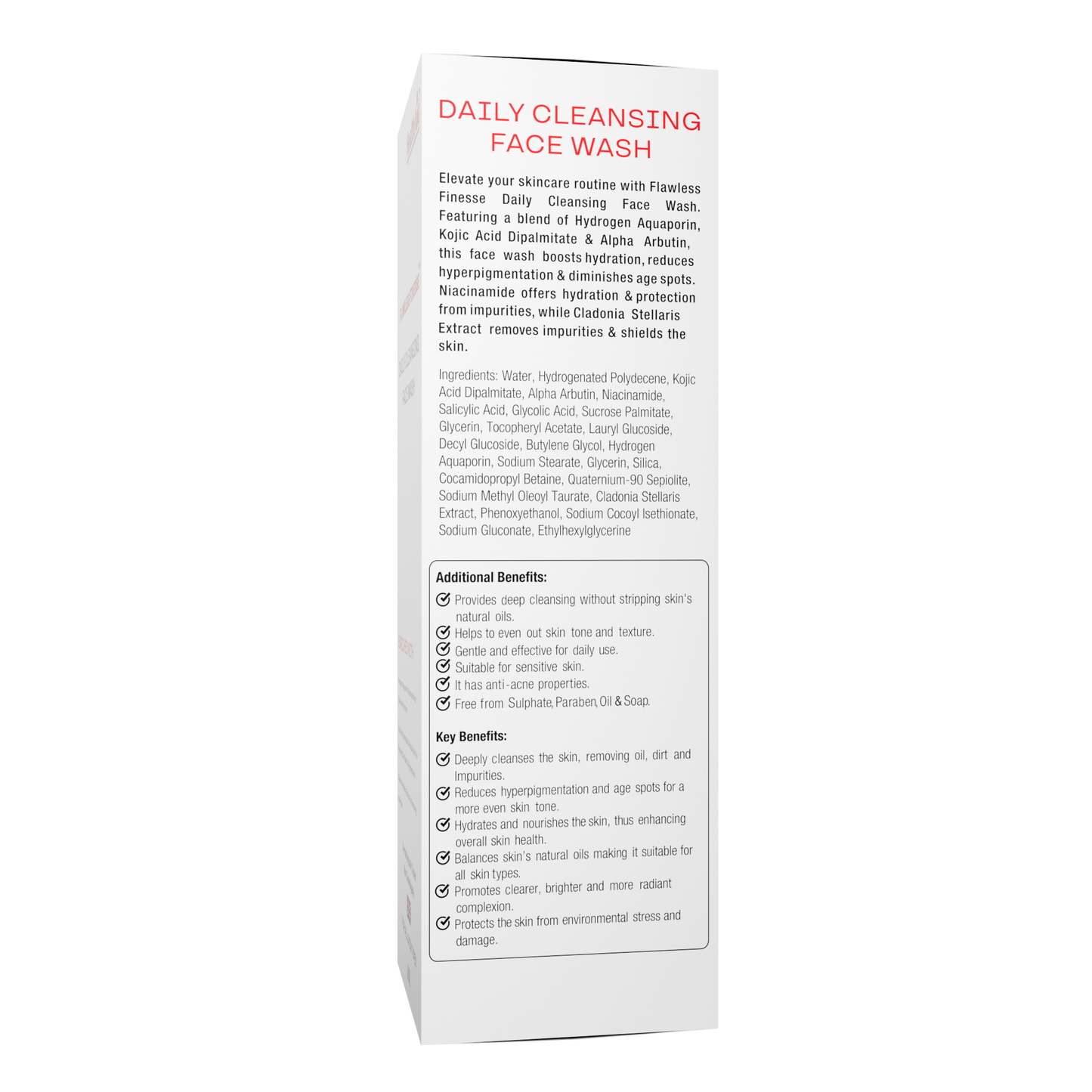HealthAid Flawless Finesse Daily Cleansing Face Wash - 60ml