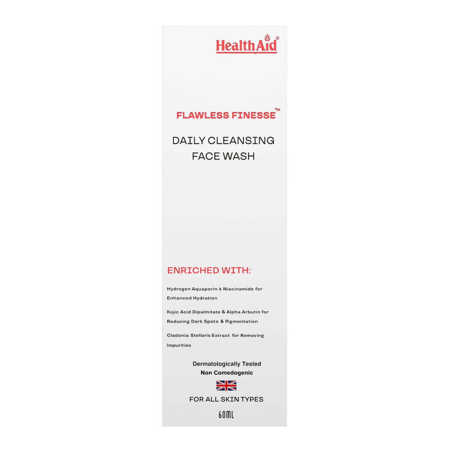 HealthAid Flawless Finesse Daily Cleansing Face Wash - 60ml