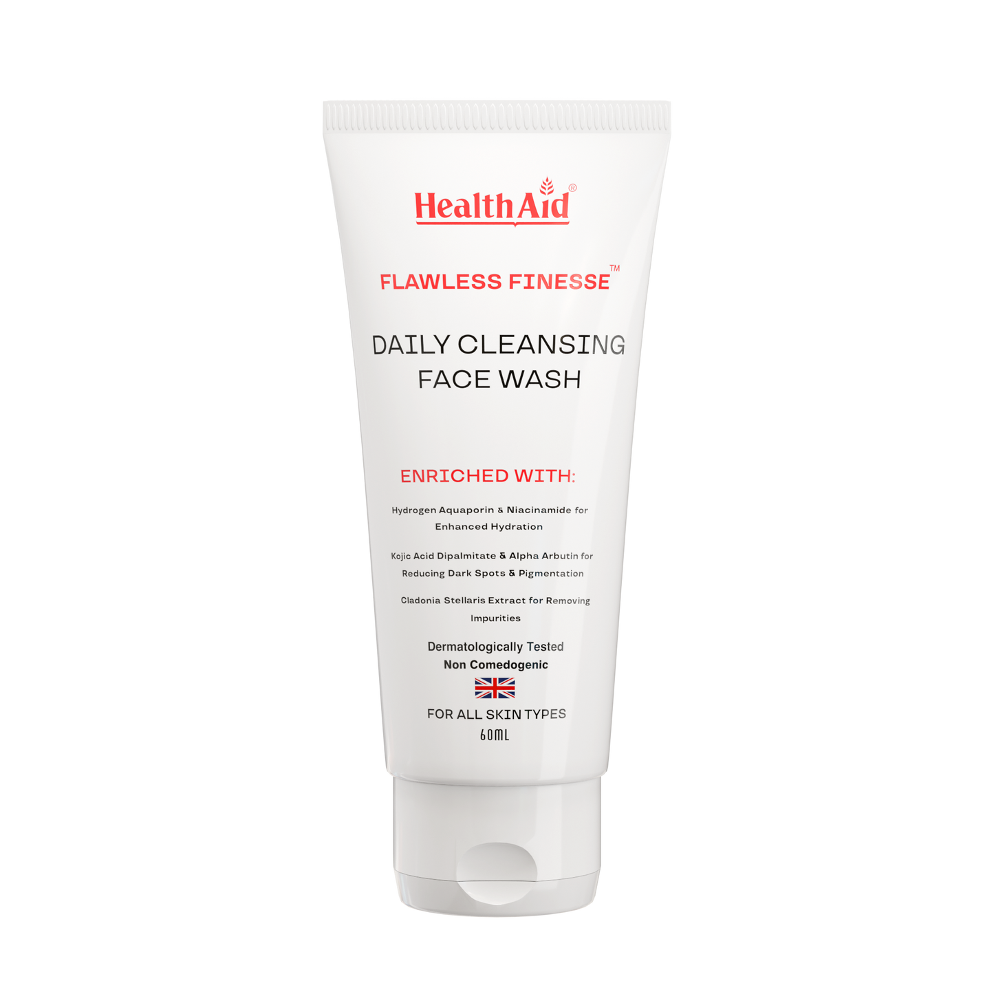 HealthAid Flawless Finesse Daily Cleansing Face Wash - 60ml
