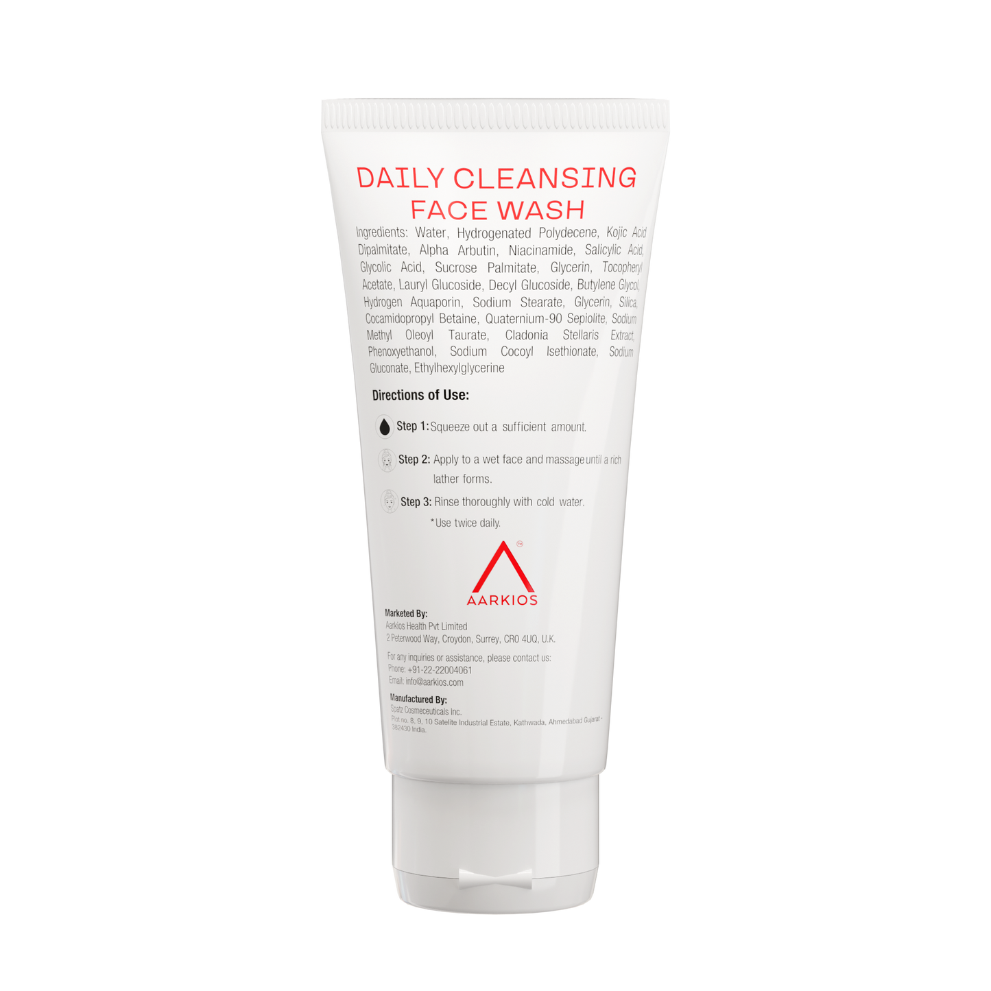 HealthAid Flawless Finesse Daily Cleansing Face Wash - 60ml