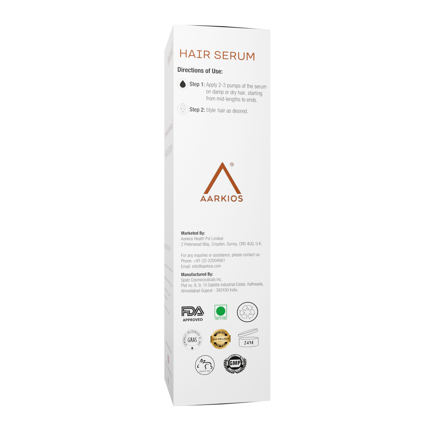 HealthAid Flawless Finesse Hair Serum - 60ml