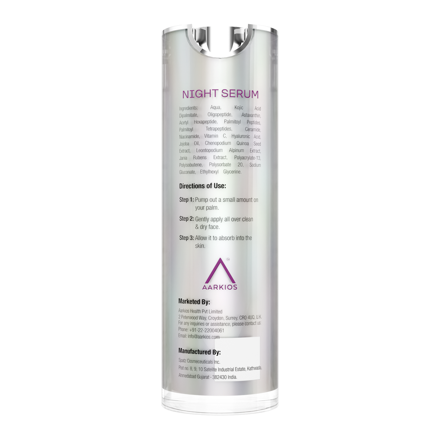 HealthAid Flawless Finesse Night Serum - 30ml
