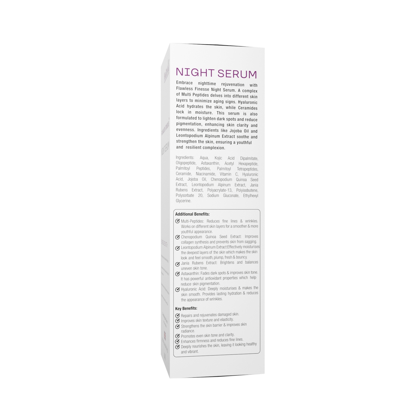 HealthAid Flawless Finesse Night Serum - 30ml