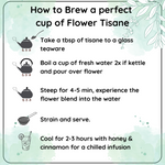 Radhikas Fine Teas Festive Floral Gift Tea Collection – Rose, Jasmine, Chamomile, Hibiscus & Butterfly Pea Herbal Collection