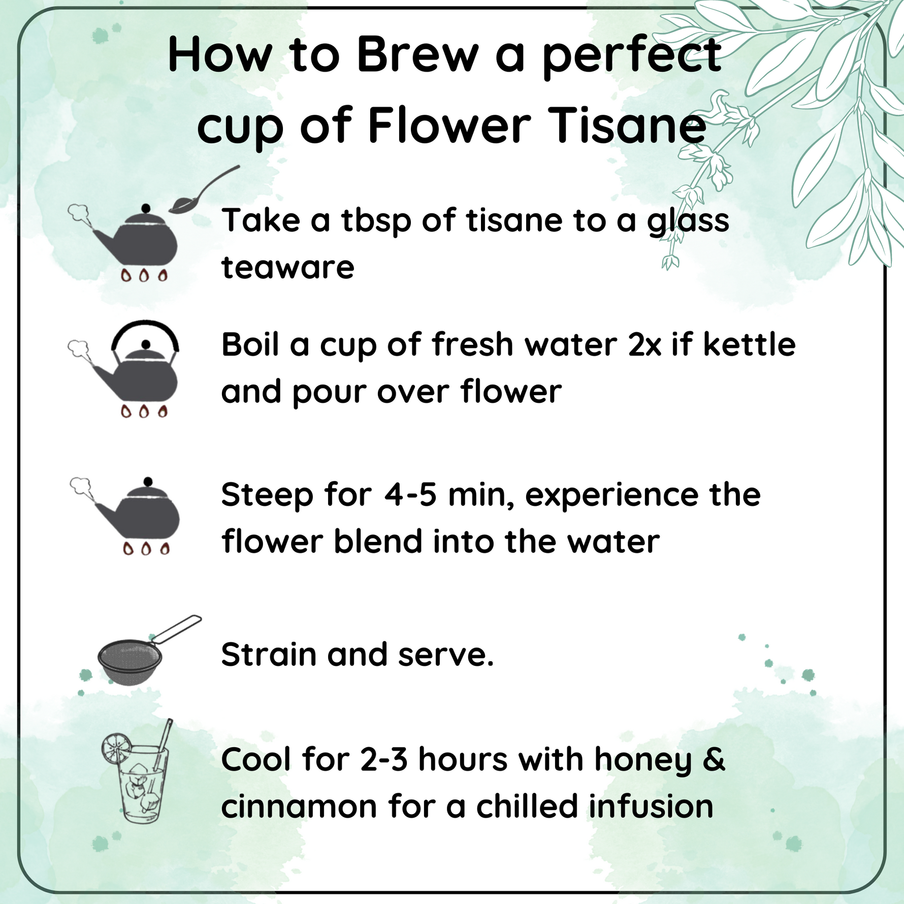 Radhikas Fine Teas Festive Floral Gift Tea Collection – Rose, Jasmine, Chamomile, Hibiscus & Butterfly Pea Herbal Collection