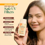 Moha Tinted Fluid Sunscreen SPF 50+ PA++++ - No White Cast Matte Sunscreen Fluid