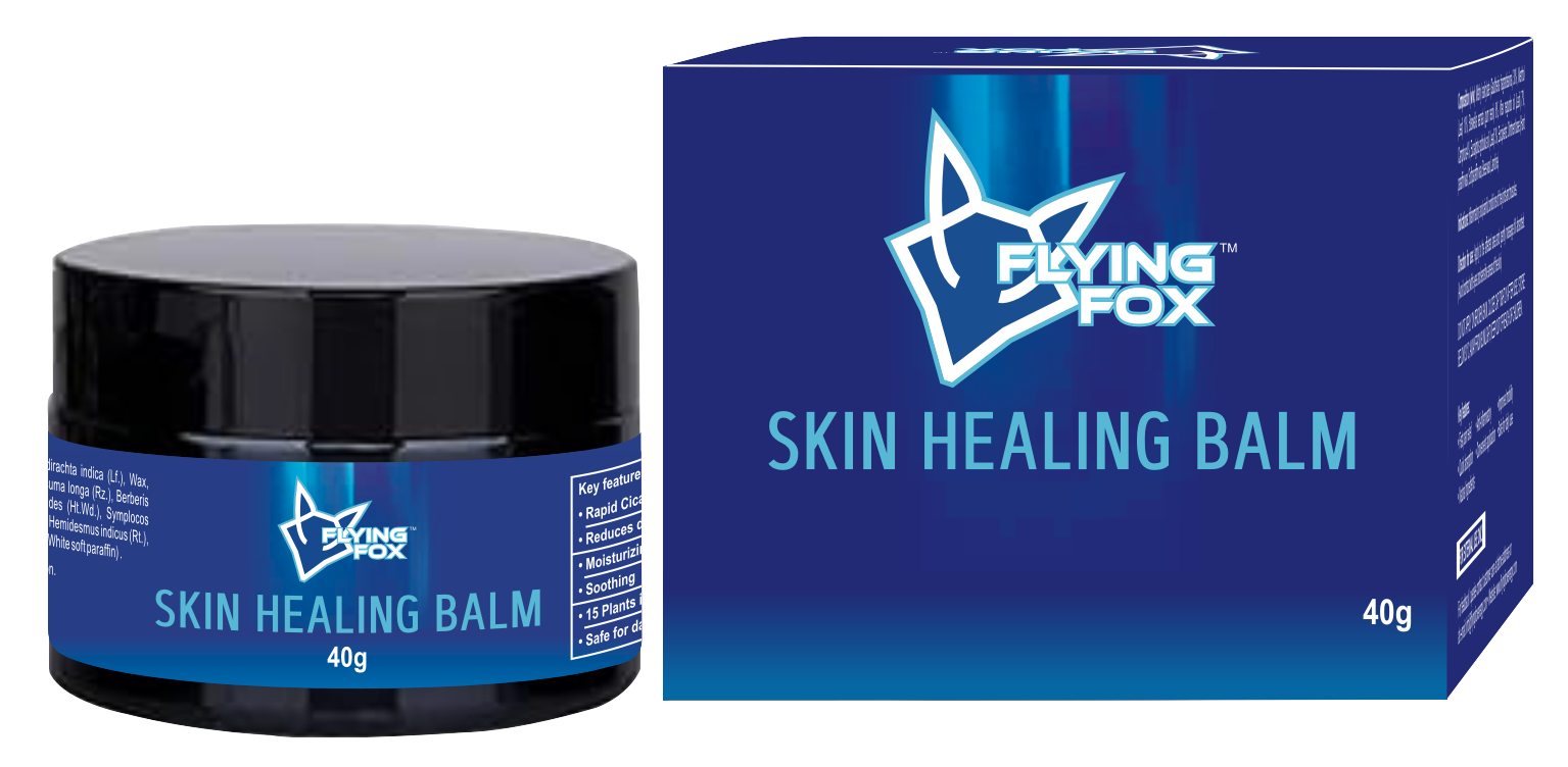 Flying Fox Skin Healing Balm - Intensive Repair for Dry, Cracked Skin (40g)