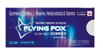 Flying Fox Slow Melt Energy Gummies - Caffeine & L-Theanine Focus (10 Count)