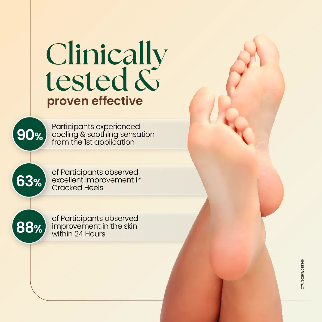 Moha: Foot Care Cream (100g)- Ayurvedic Cracked Heel Repair & Dry Skin Foot Cream