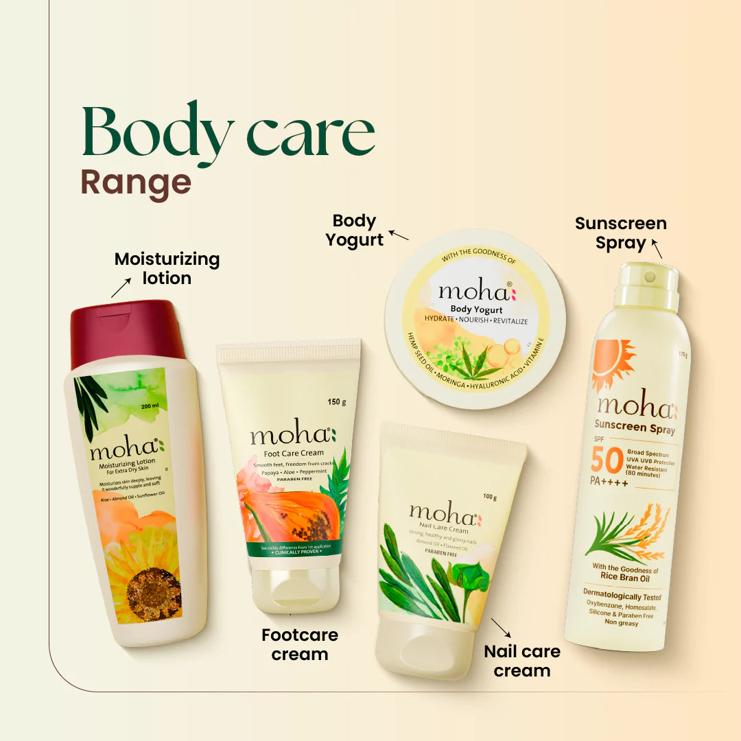 Moha: Foot Care Cream (100g)- Ayurvedic Cracked Heel Repair & Dry Skin Foot Cream