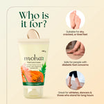 Moha: Foot Care Cream (100g)- Ayurvedic Cracked Heel Repair & Dry Skin Foot Cream