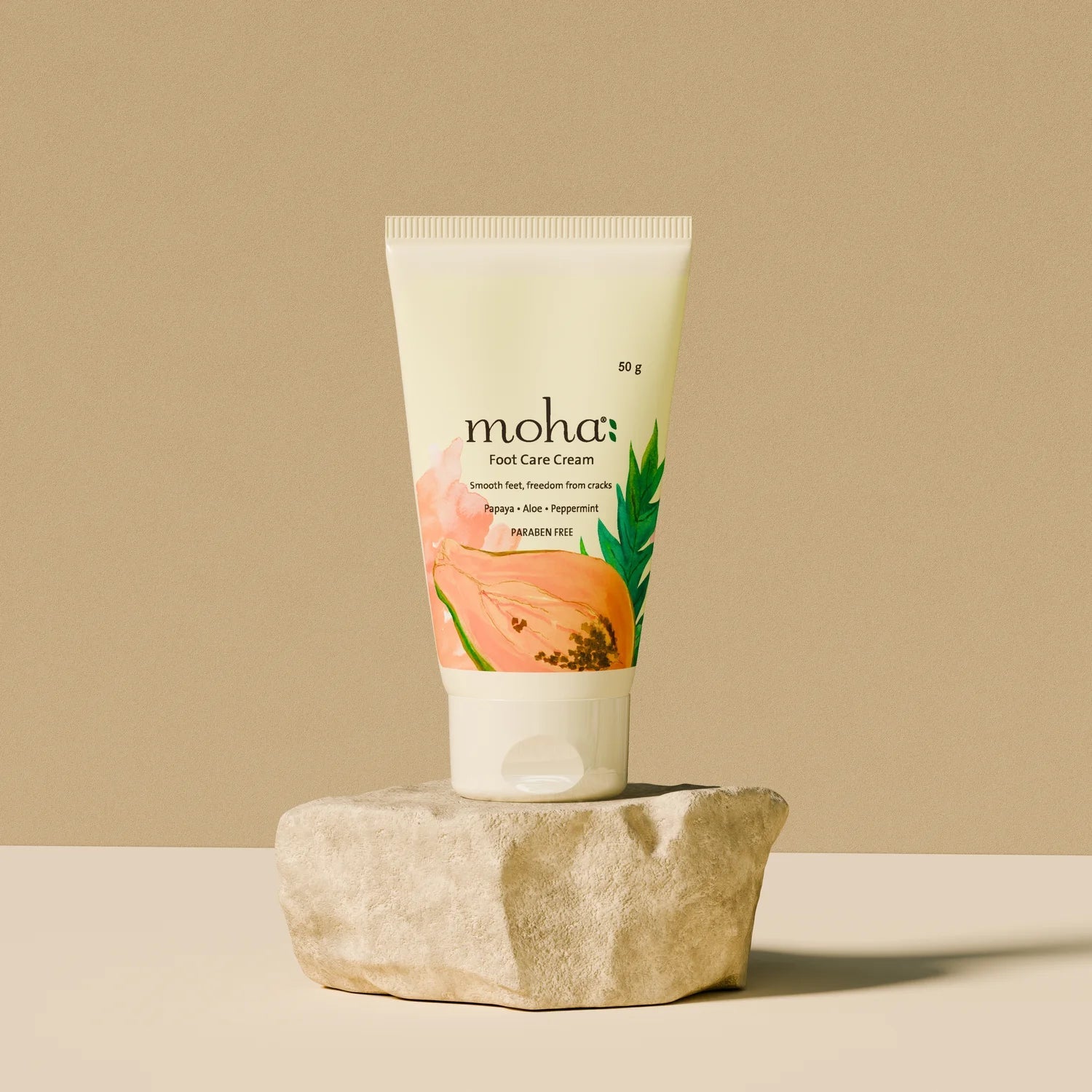 Moha: Foot Care Cream (100g)- Ayurvedic Cracked Heel Repair & Dry Skin Foot Cream