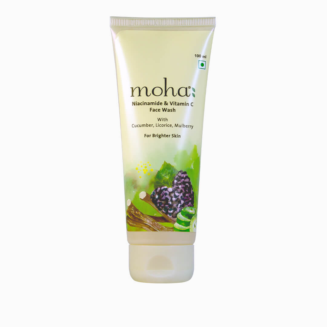 Moha Niacinamide & Vitamin C Face Wash - Skin Brightening Dark Spot Cleanser