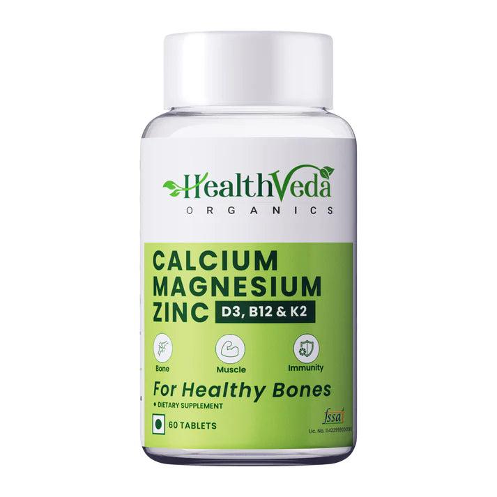 Health Veda Organics Calcium Magnesium Zinc