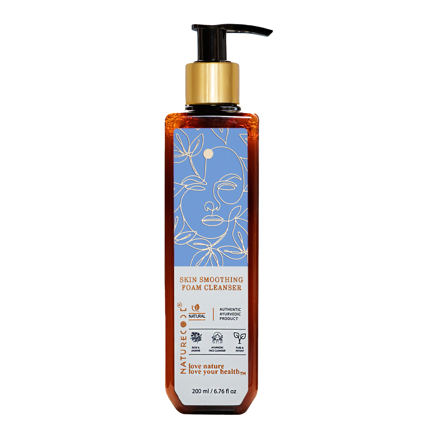 Nature Code Skin Smoothing Foam Cleanser - 200ml