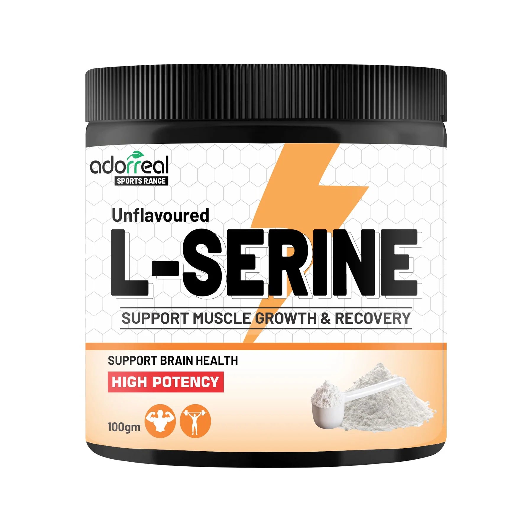 Adorreal L-Serine Powder Unflavoured - 100gm