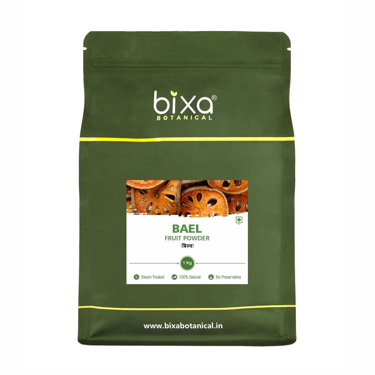 Bixa Botanical Bael Fruit Powder (Aegle Marmelos) | Pure Bengal Quince Powder for Digestive Health, Gut Motility & IBS Relief (1kg)