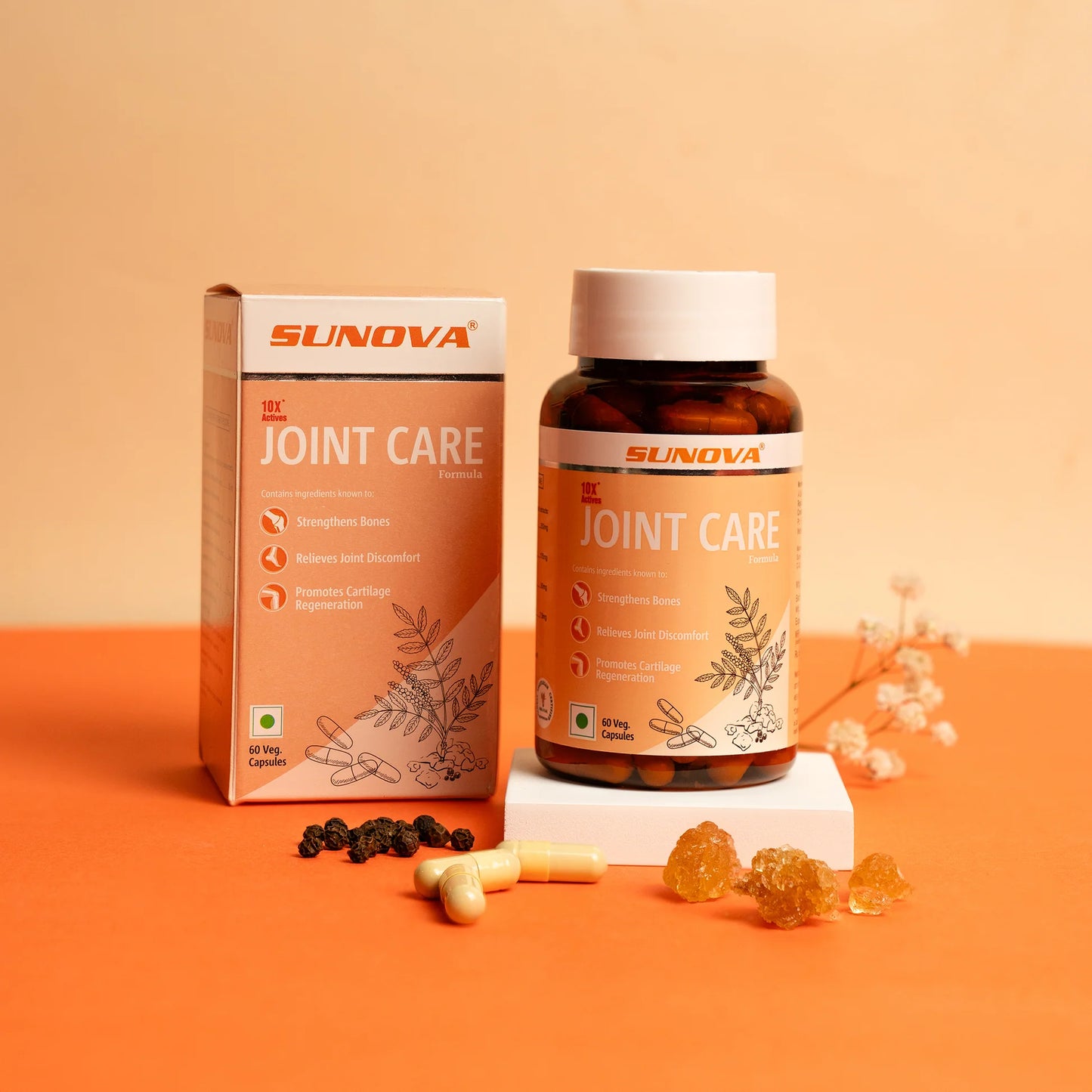 Sunova Joint Care Veg Capsule - 60 Capsules