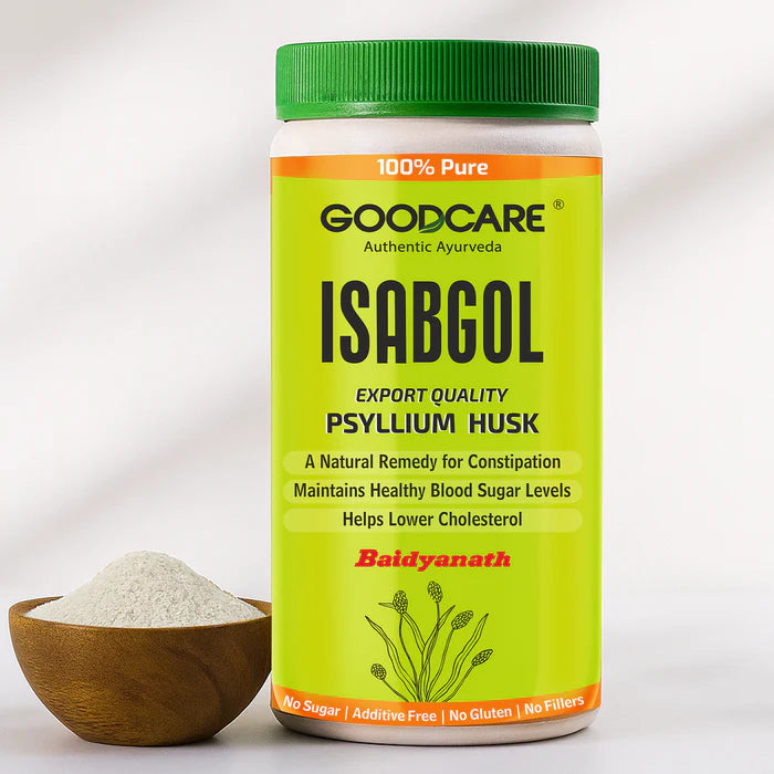 Goodcare Isabgol Psyllium Husk (100gm Each) | Ayurvedic Fiber for Constipation & Digestive Health