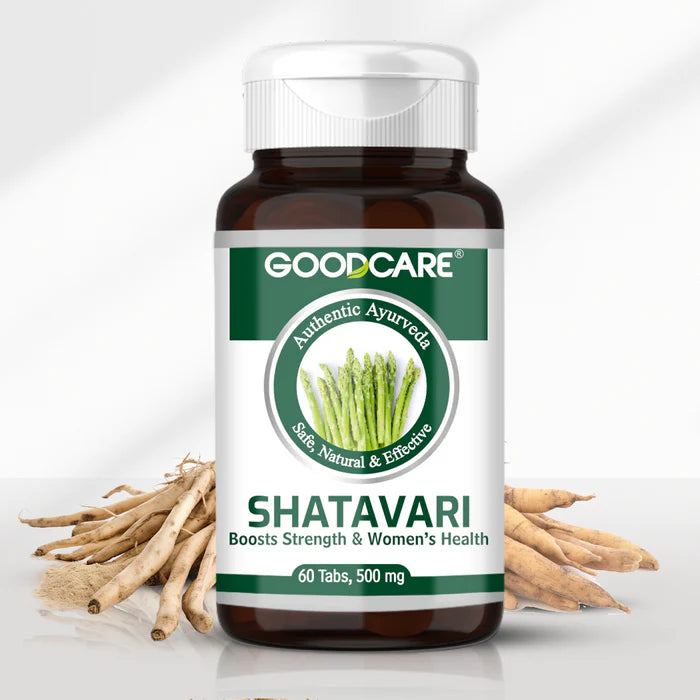 Goodcare Shatavari 500mg Tablets - 60 Tablets For Women’s Strength, Energy, Immunity and Reproductive Health