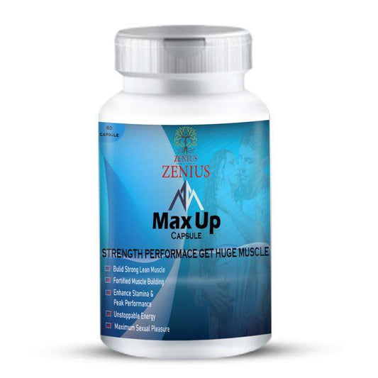 Zenius Max Up Capsules - Premature Ejaculation Capsules for Sexual Health and Stamina Boosting - 60 Capsules