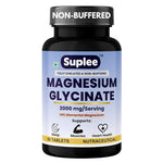 Suplee Magnesium Glycinate 2000mg, 60 Vegetarian Tablets