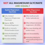 Suplee Magnesium Glycinate 2000mg, 60 Vegetarian Tablets