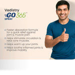 Vedistry Go365 Spray 90ml - Fast-Acting Pain Relief Spray for Joint & Muscle Relief