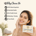 Kayee Ayurveda Goat Milk Soap for Men & Women | Moisturizing Herbal Bathing Soap for Soft, Smooth & Nourished Looking Skin | Gentle Daily Use Body Soap for Dry & Normal Skin