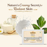Kayee Ayurveda Goat Milk Soap for Men & Women | Moisturizing Herbal Bathing Soap for Soft, Smooth & Nourished Looking Skin | Gentle Daily Use Body Soap for Dry & Normal Skin