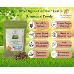 DR. JPG Organic Gudmar / Gymnema Powder (228g) – 114g (Pack of 2) | 100% Certified Organic Gymnema Sylvestre Leaves Powder