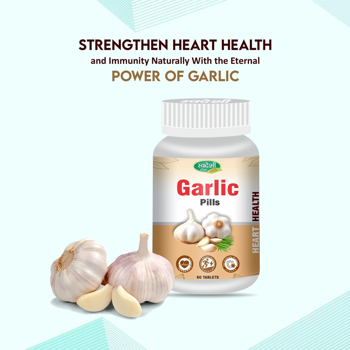 Swadeshi Garlic Pills - 60 Capsules