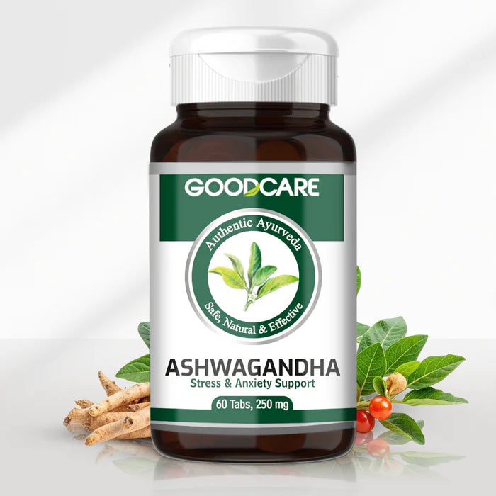 Goodcare Ashwagandha Tablets - 60 Tablets For Natural Stress Relief