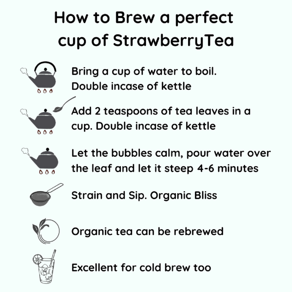 Radhikas Fine Teas Gemini Strawberry Tea - Zodiac Collection - 50gm