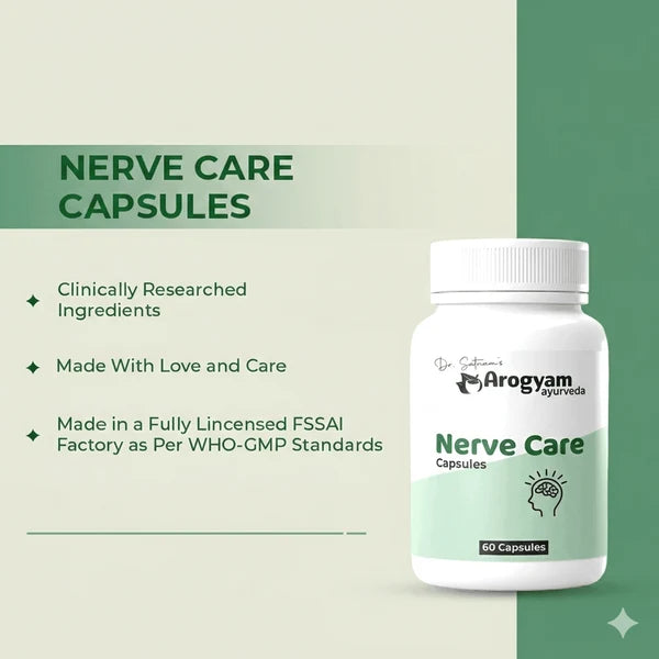 Dr. Satnam's Arogyam Nerve Care Capsule (60 Each)