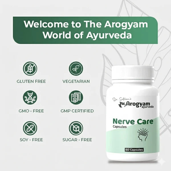 Dr. Satnam's Arogyam Nerve Care Capsule (60 Each)