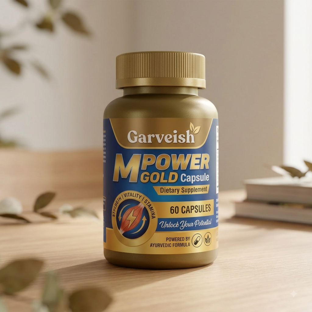 Garveish M Power Gold Capsule (60 Each)
