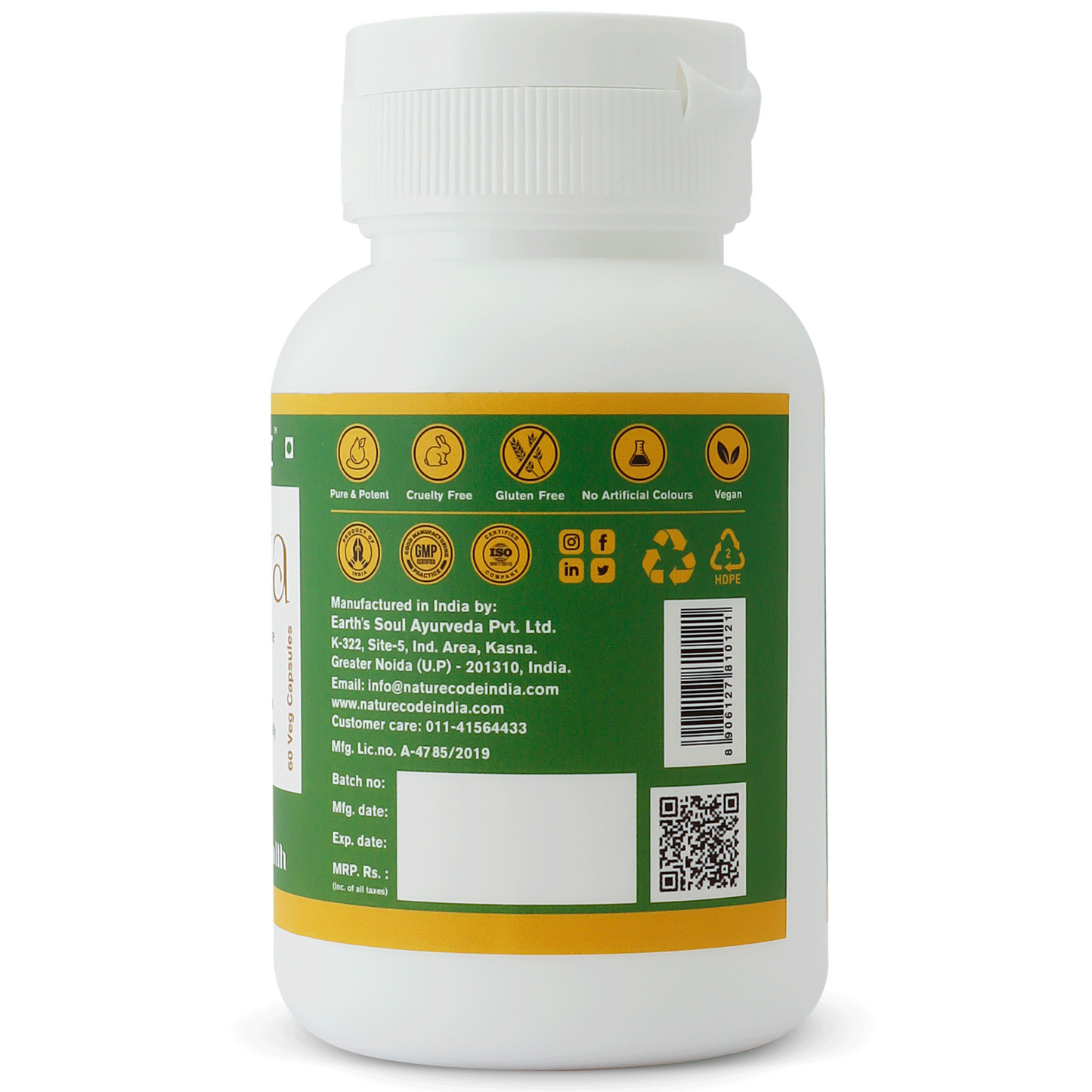 Nature Code Giloya Veg Capsule - 60 Capsules